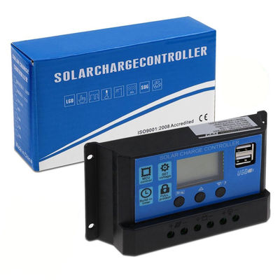 Giá tốt. 12V 24V 30A 20A 10 Amp PWM Solar Charge Controller 2 USB 5V 2A MCU Control trực tuyến
