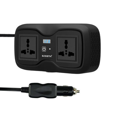 Giá tốt. 200W GaN Car Power Inverter & 100W PD Fast Charger. 12V đến 110V/220V Đổi đổi sóng sinus AC + USB-A/C kép trực tuyến