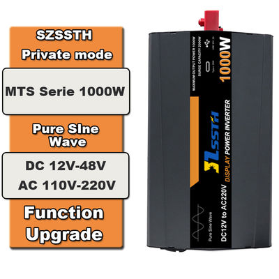 1000w 1kw Pure Sinus Wave Inverter DC 12V 24V AC 110V 220V 230V Với USB2.4A Type C