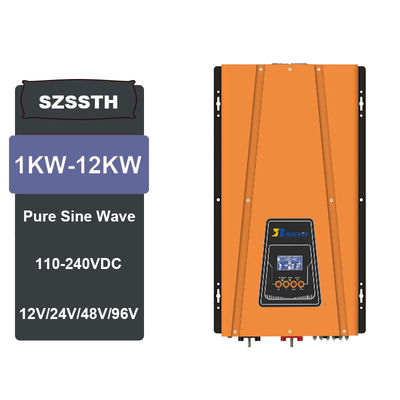 3KW 5KW 6KW 8KW 10KW 12KW Chuyển đổi sóng sinus tinh khiết 24V 48V đến 220V 230V 234V