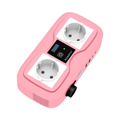 Sóng sinus sửa đổi 200 Watt Inverter xe hơi 12V DC đến AC 240V Với 2 cổng sạc USB