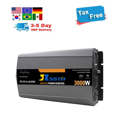 Pure Sine Wave Off Grid Power Inverter Dc 12V 24V đến Ac 220V 230V 3000W tùy chỉnh