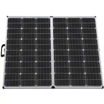 Đĩa năng lượng mặt trời đơn tinh thể 100w Đĩa năng lượng mặt trời nhà với khung hợp kim nhôm