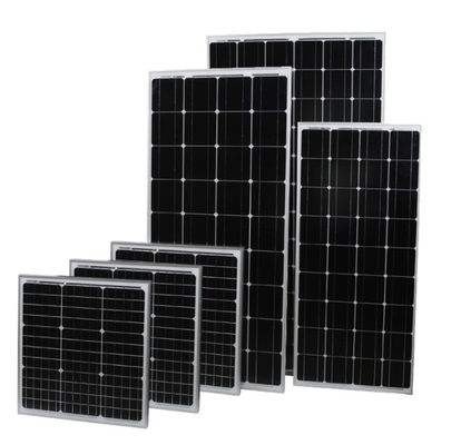 18V 24V 36V 48V Phân tích Mặt trời thủy tinh nhôm 100w Phân tích Mặt trời cứng Hiệu suất cao