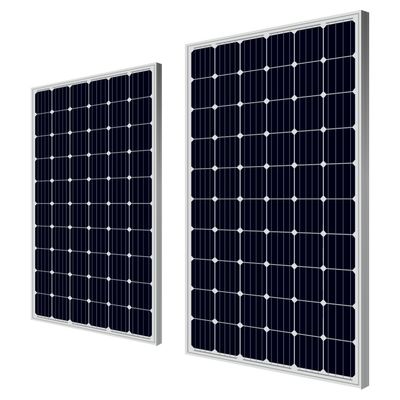 Bảng năng lượng mặt trời Pv tiêu chuẩn 100W 250W 300W 330W 350 Watt 12 Volt