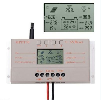 12V / 24V 30 Amp MPPT Bộ điều khiển sạc mặt trời 380w Để điều khiển hệ thống mặt trời