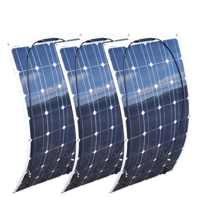100W tấm pin mặt trời đơn tinh thể Panel PV linh hoạt Kháng nhiệt