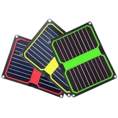 10.6W Monocrystalline Silicon Solar Panel cho sạc điện thoại di động khẩn cấp ngoài trời