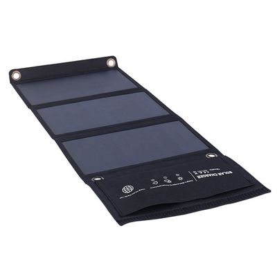 Bộ sạc tấm pin mặt trời gấp 21W di động cho điện thoại di động DC USB đầu ra 670 * 270 * 20mm