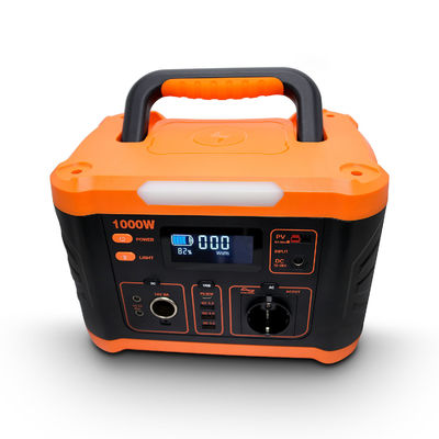 Nhà máy điện di động 1kw Cung cấp năng lượng mặt trời di động 799.2wh Sạc không dây