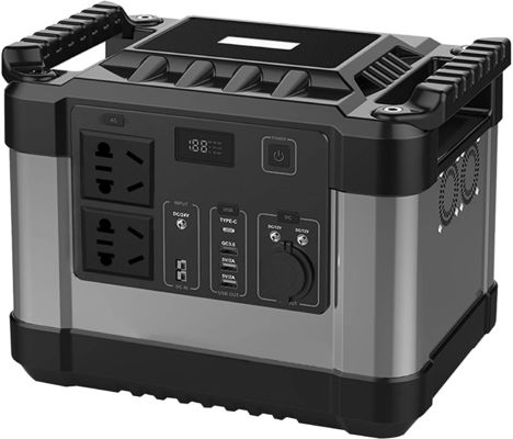 300000mAh pin lithium Nhà máy điện di động 1000 Watt Máy phát năng lượng mặt trời AC220v 110v
