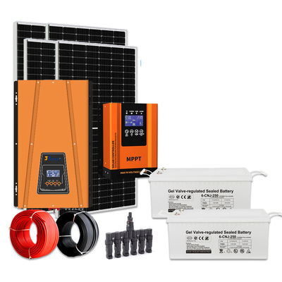 GEL pin 5kw Hoàn chỉnh Off Grid Solar Power Kits CE Rhos Fcc được chứng nhận
