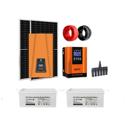 Off Grid Full Set 10kw Hệ thống Mặt trời Kit với pin lưu trữ Chứng chỉ CE Rhos Fcc