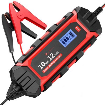 IP65 12V 10A Bộ sạc pin ô tô di động với chiều dài cáp 1M và khởi động nhảy