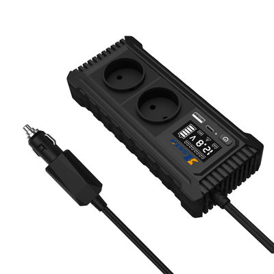 Máy biến đổi năng lượng xe hơi 200W mang theo loại USB C