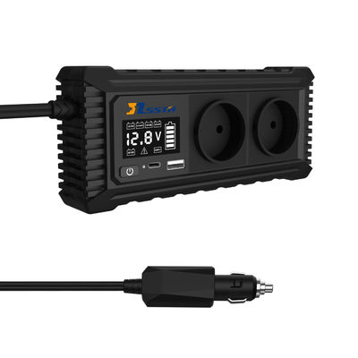 200W 12V DC đến AC 110V 220V Pure Sine Wave Car Power Inverter với 92% năng lượng có sẵn và tần số đầu ra 50Hz