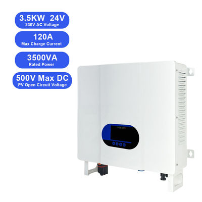 Bộ điều khiển năng lượng mặt trời MPPT 3KW 24V đến 110V 220V 230V All in One Inverter lai cho pin axit chì
