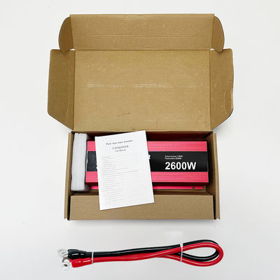 28.9CM*11.1CM*5.88CM 2600W Đỉnh 12V 24V 48V 60V DC đến AC Off Grid Power Inverter cho hiệu suất lâu dài của mạng SDK