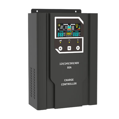 80A MPPT Solar Panel Regulator màn hình LCD Solar Battery Charge Controller