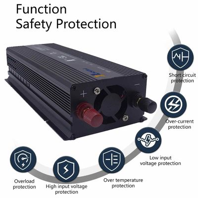 Máy biến tần điện 1200W di động - 12V/24V DC đến 110V/220V AC cho cắm trại & khẩn cấp