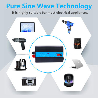 Giá tốt. Bộ biến tần sóng sin chuẩn công suất cao 110V/220V chuyển đổi từ 12V/24V/48V cho dòng điện đầu ra tối ưu và kích thước nhỏ gọn trực tuyến
