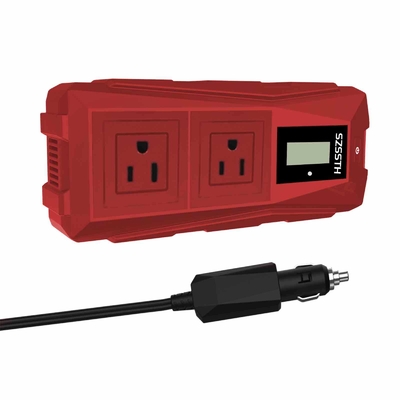 Giá tốt. Bộ đổi nguồn ô tô 12V sang 110V/220V, 300W, bảo vệ quá tải quạt làm mát im lặng, dòng điện đầu ra 0.91A, bộ biến tần DC/AC 220V/110V trực tuyến