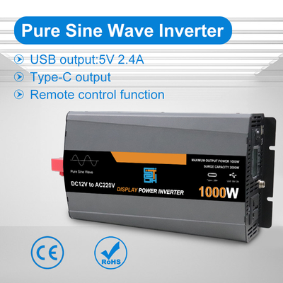Giá tốt. Bộ biến tần năng lượng mặt trời sóng sin chuẩn 3000W 12V/24V/48V DC sang 110V/220V AC trực tuyến