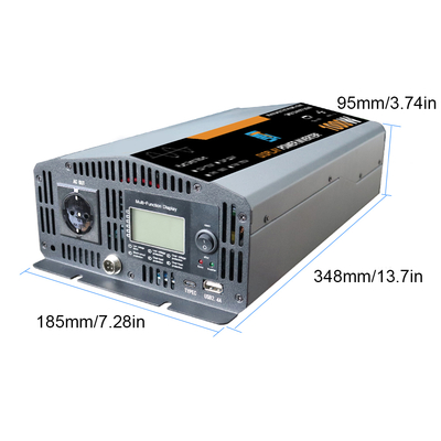Giá tốt. Máy biến đổi năng lượng mặt trời ngoài lưới 1kW 12V/24V DC đến 110V AC Pure Sine Wave trực tuyến