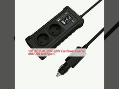 12V DC đến AC 110V 220V Car Power Inverter với USB và loại C