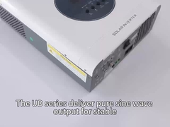 3Kw 24V 110V 220V DC đến AC Wifi Ups Pure Sine Wave Hybrid Solar Inverter